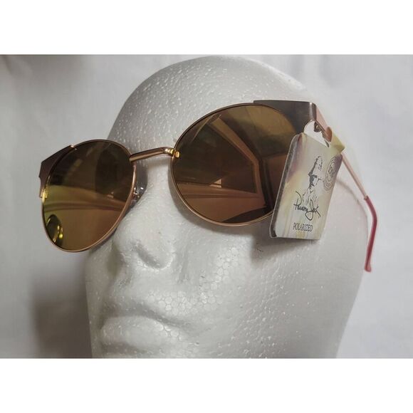 Panama Jack Polarized Mirrored Rose Gold Aviator Sunglasses New - Picture 3 of 12